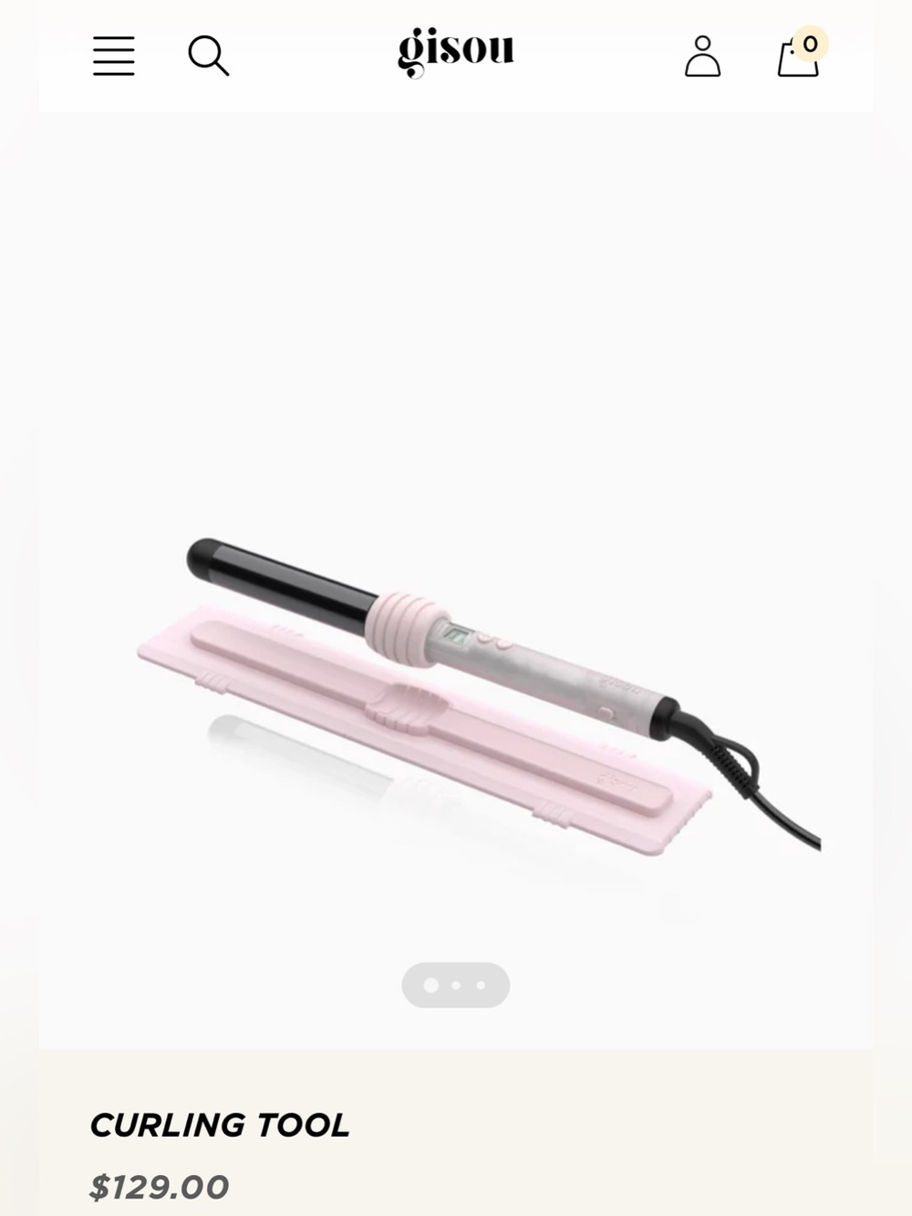Gisou Curling Wand (Brand New, Never Used)